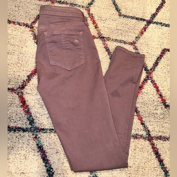 Rag & Bone zipper capri lavender jean - Picture 7 of 10